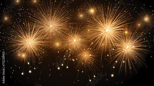 Fireworks background for celebration  holiday celebration concept