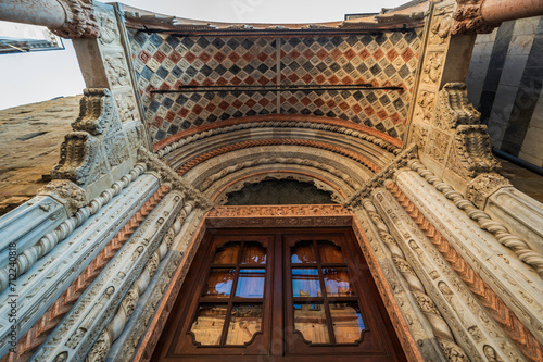 Bergamo  upper city. Between history and ancient monuments.