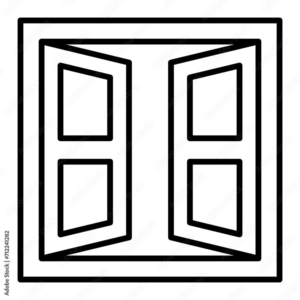 Window line icon Window line icon