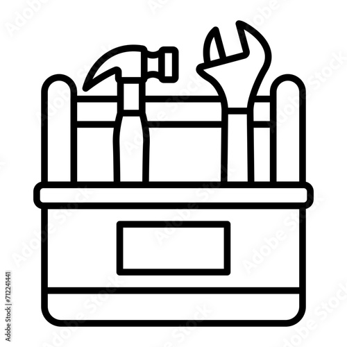 Foto Toolbox line icon