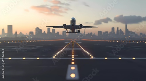 Airplane design & air freight logistics - transportation, technology, flight, airline