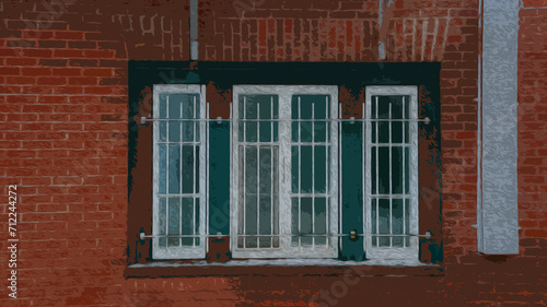 Architecture details of the city of Quebec, Canada