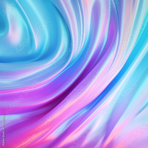 Swirls of vibrant hues blend together in an ethereal dance, forming a hypnotizing vortex of abstract beauty in shades of blue and lilac, reminiscent of a mesmerizing fractal art piece on a vibrant fa