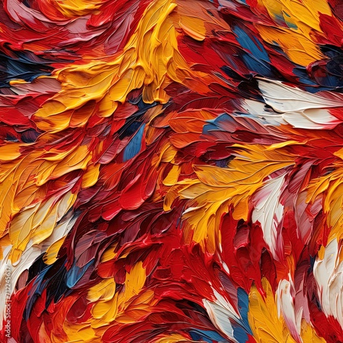 Abstract seamless pattern with oil paint texture