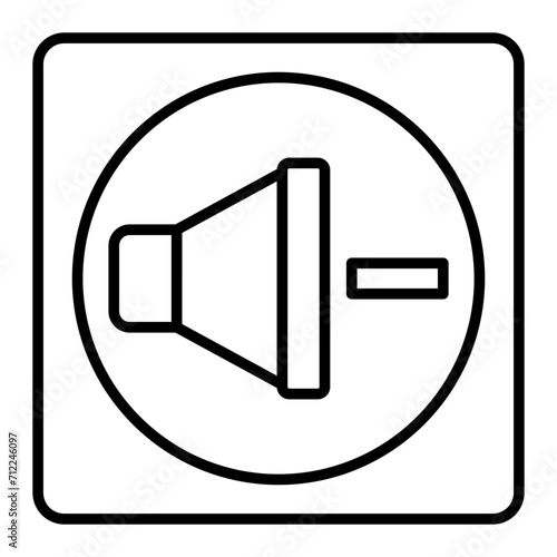   Volume Down line icon
