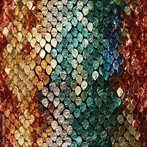 Abstract seamless pattern with sequins texture photo