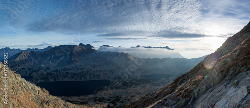 Fototapeta niebo panorama tatry krajobraz klif
