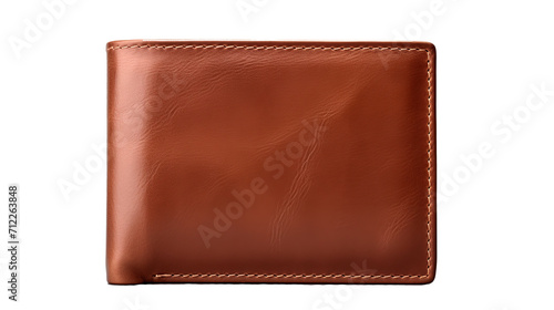 leather wallet isolated on white