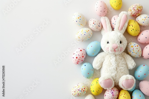 Easter eggs and Easter bunny © Zaleman