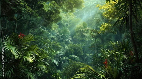 Rainforest Reverie: Tropical Canopy Adventure © MAY