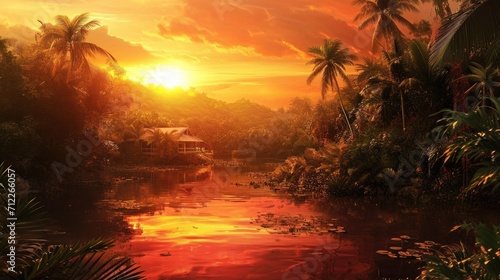 Tropicana Twilight  Tropical Sunset Extravaganza