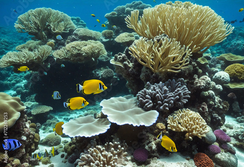 3D Renderings of Coral Reefs and Tropical Fish in the Red Sea