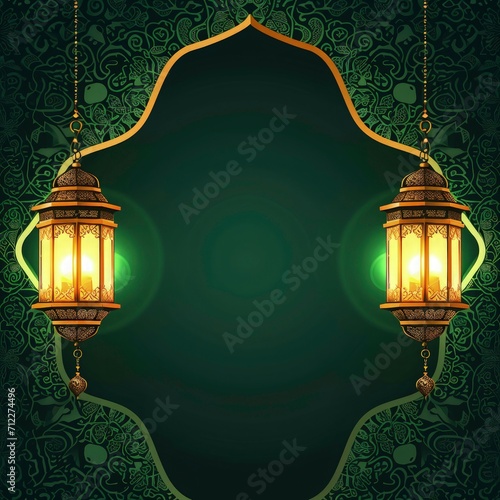 happy eid greetings islamic background islamic social media banner