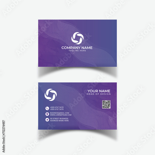 Modern Creative and luxury Business Card print Template	