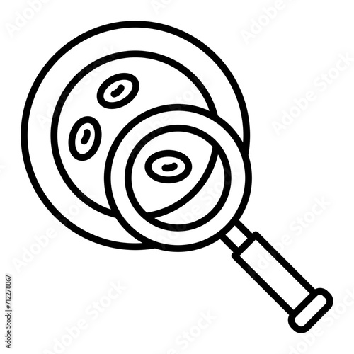 Hematology line icon