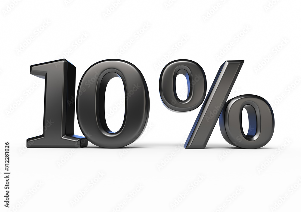 ten percent black render (isolated on white and clipping path)
ten percent black render (isolated on white and clipping path)