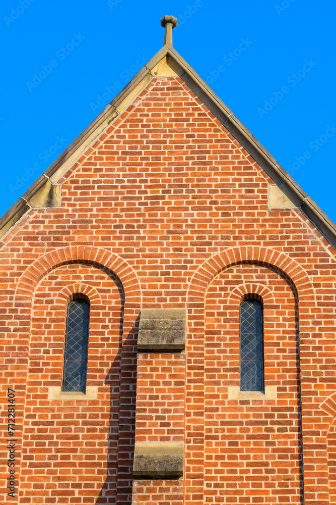 St. Ulrich Church in Kirchheim Teck - Brick church built in the French early Gothic style St. Ulrich Church in Kirchheim Teck - Brick church built in the French early Gothic style