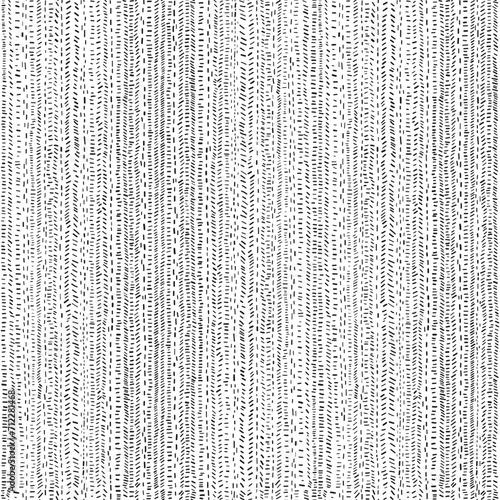 Hand drawn ethnic seamless pattern. Vector illustration. Monochrome. White background. Print for textile, fabric, cloth, paper, wrapping, cover
