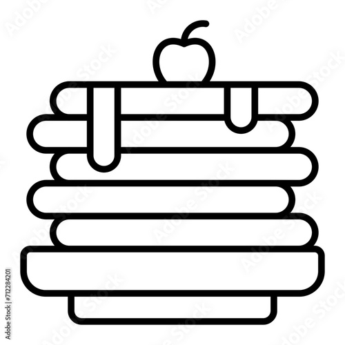   Pancakes line icon