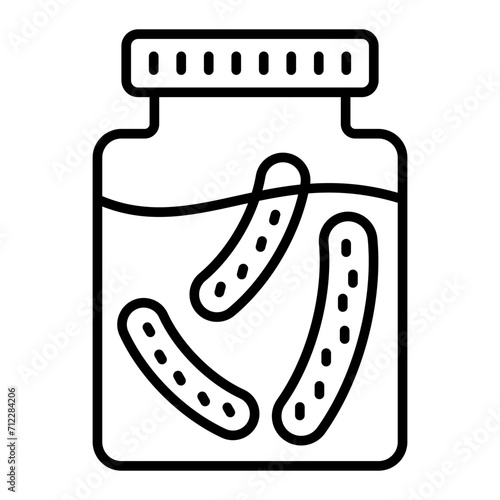   Pickles line icon
