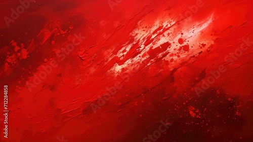 brushstroke art red background illustration vibrant acrylic, gallery exhibition, masterpiece contemporary brushstroke art red background