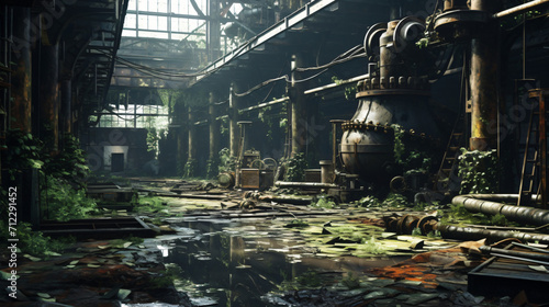Old abandoned factory © Black