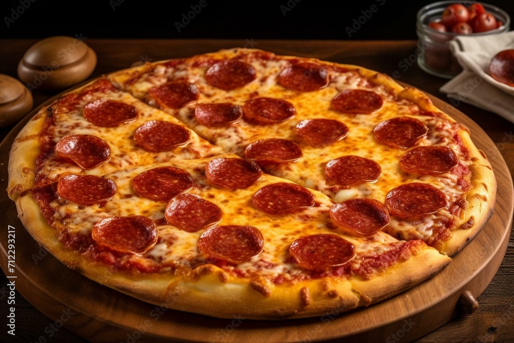 Pepperoni pizza. Generative AI