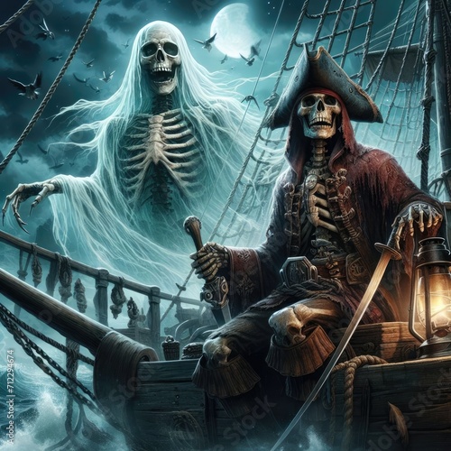Pirate and ghost