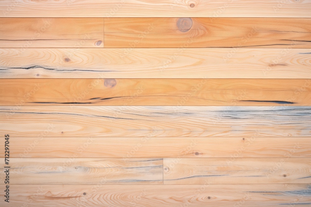 Naklejka premium closeup of a wood plank texture with natural patterns