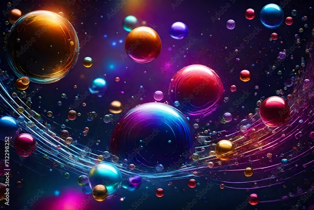 Develop a guide on customizing desktop wallpapers, emphasizing the visual appeal of abstract