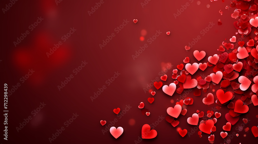 Romantic heart-shaped Valentine's Day background, symbolizing Valentine's Day, wedding, love Romantic heart-shaped Valentine's Day background, symbolizing Valentine's Day, wedding, love