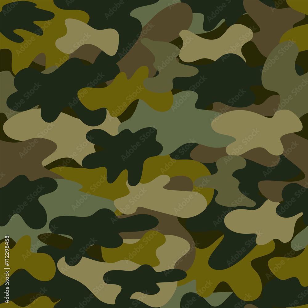 Seamless camouflage pattern. Seamless camouflage pattern.
