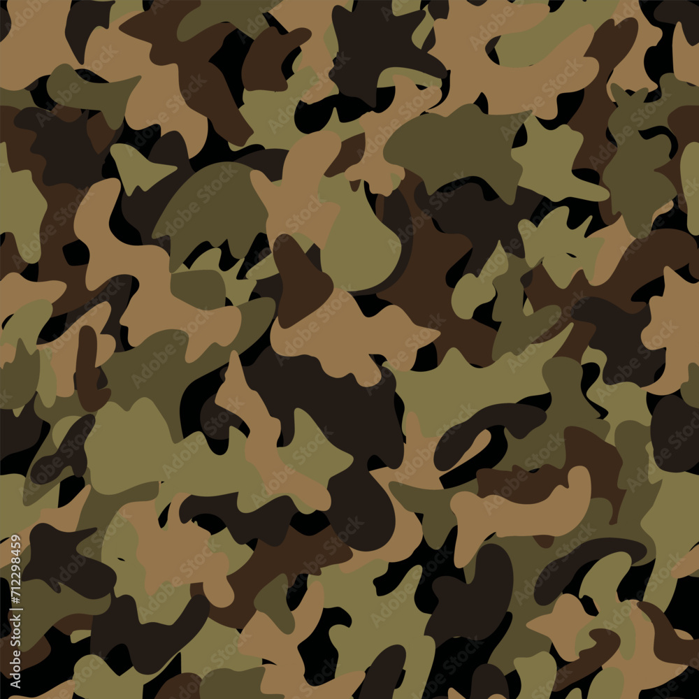 Seamless camouflage pattern. Seamless camouflage pattern.