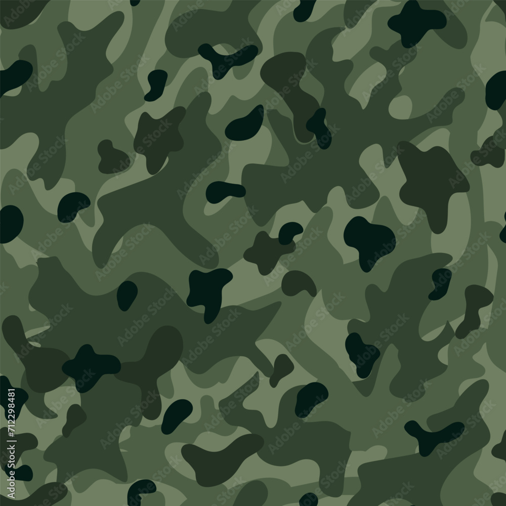 Seamless camouflage pattern.