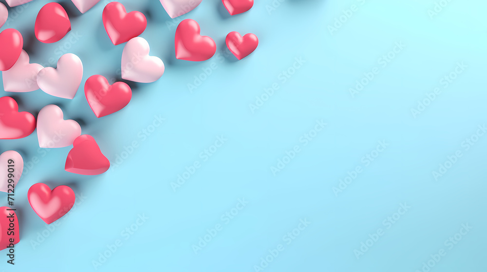 Romantic heart-shaped Valentine's Day background, symbolizing Valentine's Day, wedding, love