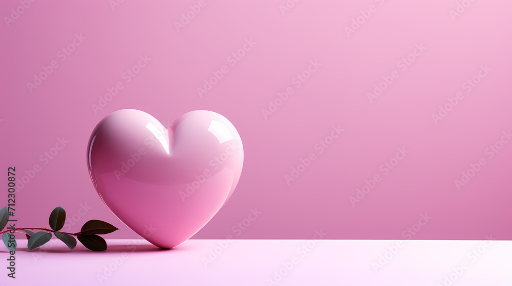 Valentine's Day, love and romance background, background with heart shapes