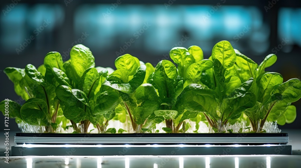 greens are grown hydroponically, using modern technologies, hydroponic system for vegetables on a light background, growing garden hydroponic agricultural plants on water without soil greens are grown hydroponically, using modern technologies, hydroponic system for vegetables on a light background, growing garden hydroponic agricultural plants on water without soil