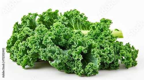 vegetable kale isolated on white background