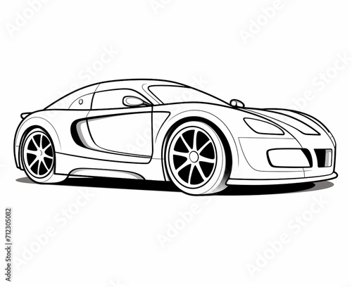 Sport car coloring page for kids transportation coloring pages printables car