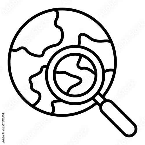   Search line icon