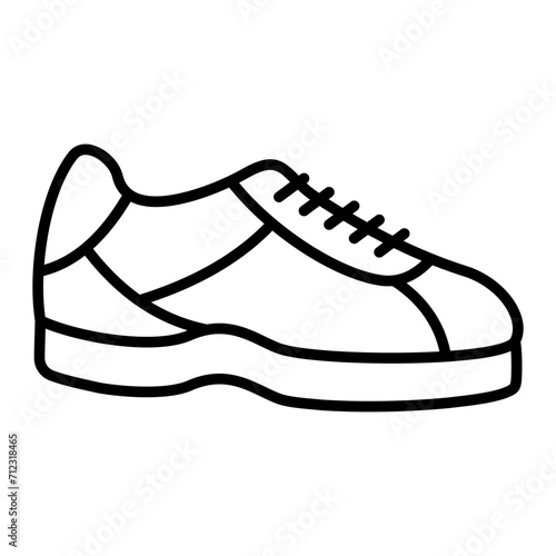   Sneakers line icon