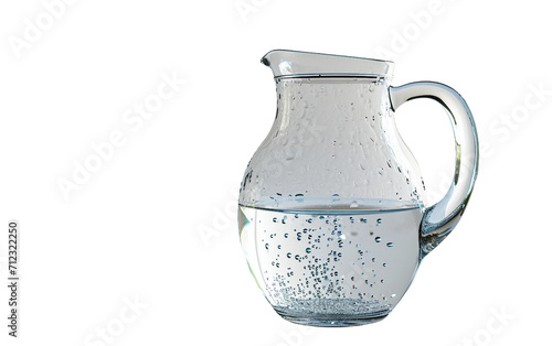 Sleek Water Pitchers for Everyday Refreshment On Transparent Background.