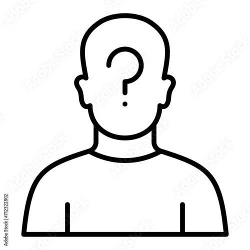   Unknown line icon
