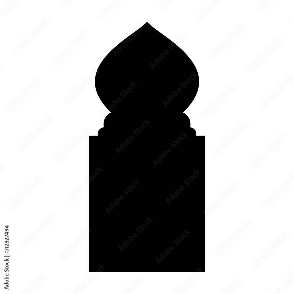 Vector set of islamic shape illustration Vector set of islamic shape illustration