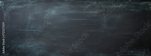 Blackboard background abstract texture of chalk rubbed out dark wall © Eyepain