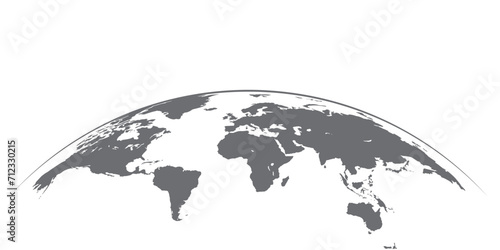 Globe vector art in dark background