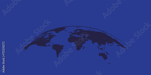 Globe vector art in dark background