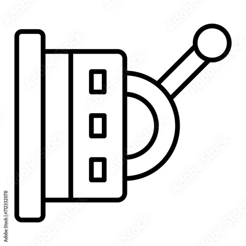   Knife Switch line icon