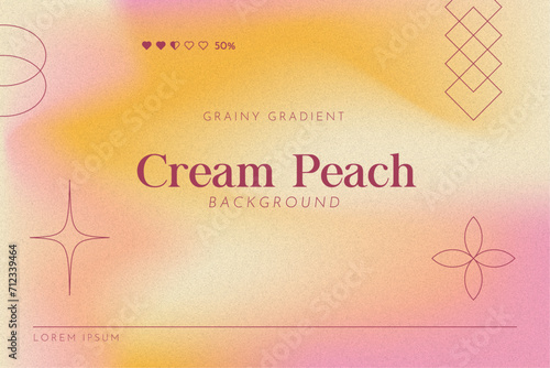 Abstract gradient background with grainy texture
