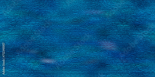 Top view of soft blue microfiber cloth in a seamless pattern. Fluffy towel or rag for wiping dust. Vector illustration with fabric texture